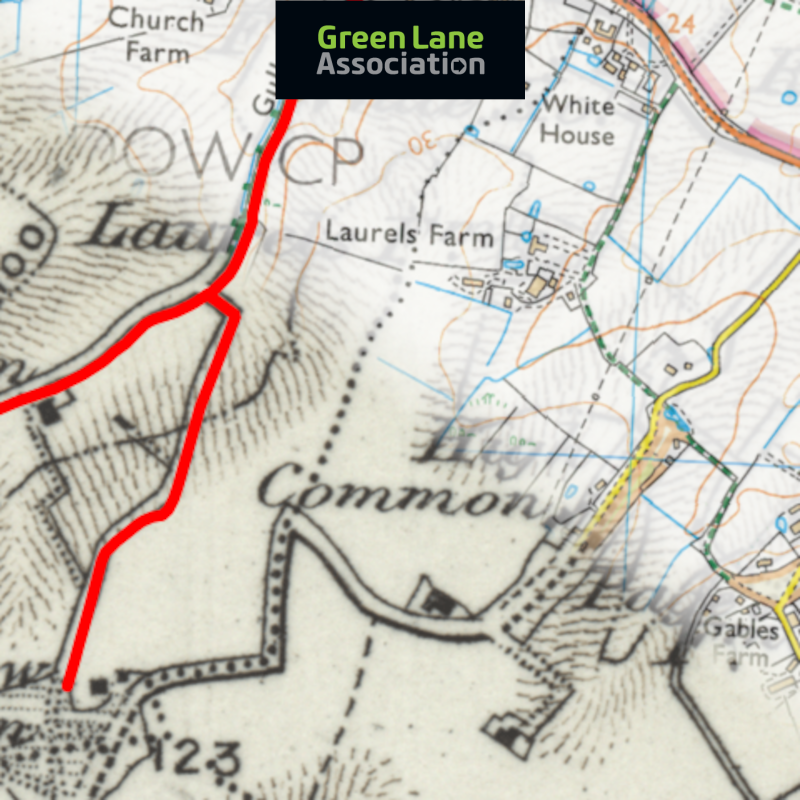 A 100 year transition of a Rights of Way map